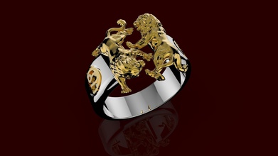 m Ringe n34 Schmuck gold Silber ring diamond bedruckbar ist Juwel engagement gem Hochzeit sterling 3d print model - Mito3D
