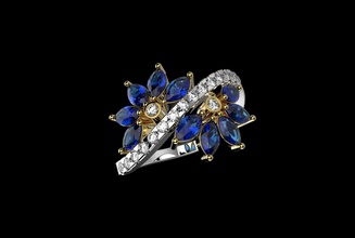 m anneaux n66 or bijoux d'argent de l'anneau le diamant imprimable joyau mariage l'engagement les 3d print model - Mito3D