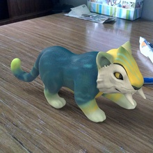 macawnívoro juguete gato on mesa sé tigre felpa juegos juguetes juego accesorios 3d print model - Mito3D