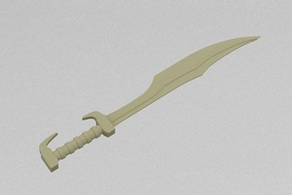 pala bıçak çatal takımı bıçaklı silah Sanat sofra ağzı kesmek hobi kendin yap el araçlar 3d print model - Mito3D