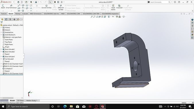 Maschine Klemme 1 Werkstatt Schreibwaren Werkzeug 3d Hobby DIY mechanisch Teile 3D print model - Mito3D