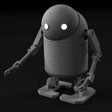 máquina forma vida acumulado figura nier autómatas robot androide personaje mecánico resina impresión traer letras juegos juguetes 3d print model - Mito3D