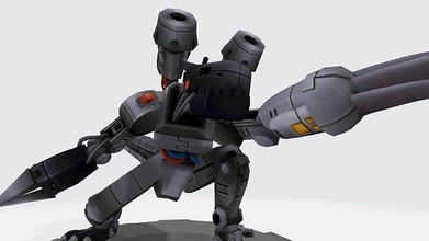 machinedramon robot digimon monstre anime dessin animé modèle jeux jouets 3d print model - Mito3D