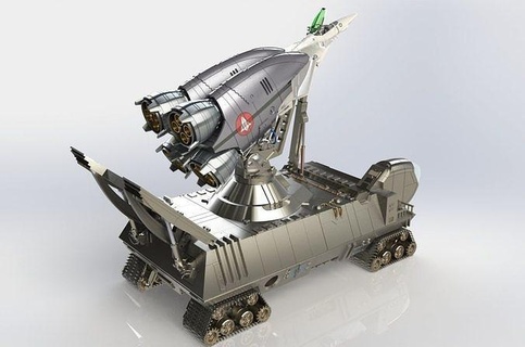 macross combattente Jet atmosferico booster serbatoio tecnologia macchina robot militare arma sci fi Fai 3d stampa resina passatempo 3d print model - Mito3D