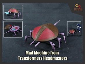 pazzo macchina trasformatori presidi personalizzato Giochi giocattoli 3d print model - Mito3D