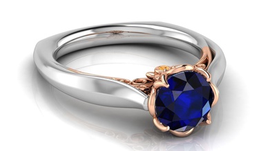 madison Verlobungsring Schmuck ring sterling bedruckbar ist engagement Juwel Diamant-ring Platin Mode-ring prototyping genial gold Saphir brillant Bekleidung diamant vintag cad diamond Ringe 3d print model - Mito3D