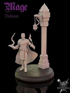 mage dx ver rpg dandd dungeonsanddragons board games toy art miniature printable magician magic character fantasy wizard dungeon 5fd medieval toys 3d print model - Mito3D