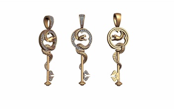 magerit kolye yılan boyun gölü yazdır takı elmaslar yazdırılabilir mücevher kolyeler 3d print model - Mito3D