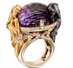 magerit-ring 2 Schmuck ring Juwel gem diamond kostbar engagement Platin Hochzeit brillant genial gold diamant brilhante leuchtend diamante lapis Saphir Ringe 3d print model - Mito3D