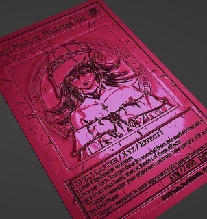 magi büyücü gal card yugioh Yugioh yugiohcard magimagimagicangals kara kız kart oyunu Sanat heykeller 3d print model - Mito3D