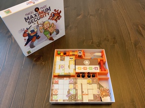 magic maze board game organizer insert maximum security expansion games toys 3d print model - Mito3D