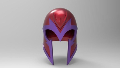 magneto klasse helm 3d drucken cosplay 3dprint hobby diy robotik 3d print model - Mito3D