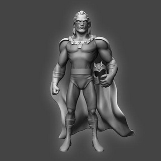 magneto stylised men marvel comics sculpture xmen mutant art sculptures 3d print model - Mito3D