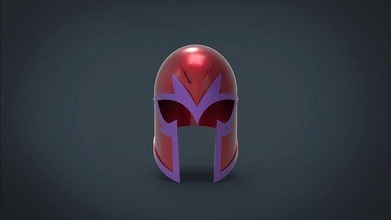 magneto x men clase casco stl archivos 3d impresión modelo máscara moda 3d print model - Mito3D