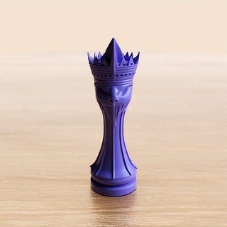 magnificent chess king set stylish trendy eye catching modern 3d printed home decor personalized edgy contemporary artistic creative intricate exotic statement house 3d print model - Mito3D