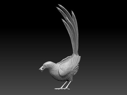 pie oiseau oiseaux perroquet corbeau statue bouvreuil moineau Rossignol mésange étourneau art sculpture bleu sculptures 3d print model - Mito3D