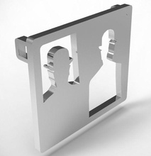 magritte kolye 1 modern takı sanat belçika 3d print model - Mito3D