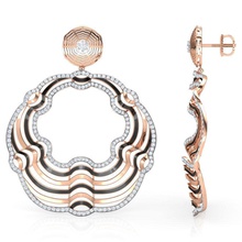 mahal, Welle, Ohrring Schmuck gold ring bedruckbar ist Platin Halskette Antike Silber genial alt Diamant-ring Hochzeit Mode-Schönheit - Armband Saphir ruby cad diamant brillant Ohrringe 3d print model - Mito3D