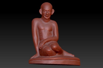 mahatma gandhi a arte índia indiana 3dmodel varreduras réplicas verifica 3d print model - Mito3D