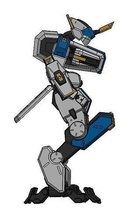 postalar byakuchi mekanik robot Mecha amaç bilim fi oyunlar oyuncaklar 3d print model - Mito3D