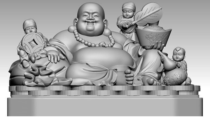 maitreya 10 buda sangha amitabha bodhisattva estátua esculturas personagem budismo lótus meditação arte religião cnc imprimível adidas joalheria pingente 3d print model - Mito3D