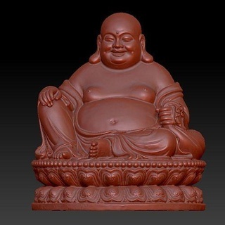 Maitreya buddha buddista scultura statua Cina arte sculture 3d print model - Mito3D