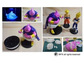 majin boo bragon ball bragonballz filme anime mangar casa dekoration karikatur naruto roboter spiele spielzeuge 3d print model - Mito3D