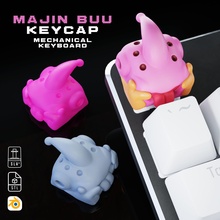 majin buu tecla 3d mecânico teclado dragão bola z vaia gordura majinbuu pc anime cabeça jogos brinquedos acessórios 3d print model - Mito3D