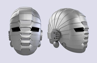 major west helmet lost in space 1998 prop replica cosplay sci fi mask hat armor armour hobby diy 3d print model - Mito3D