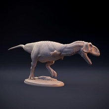 Majungasaurus koşma amaçlanan 3d baskı Dinozor dino Madagaskar yaratık hayvan canavar sürüngen kertenkele tarih öncesi Jurassic nesli tükenmiş Theropod etobur yırtıcı minyatür mini heykelcik heykel Sanat 3d print model - Mito3D