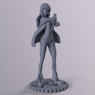 makise Kurisu anime menina jogos brinquedos manga arte esculturas 3d print model - Mito3D