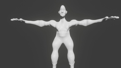 Masculin personnage sculpter 3d art santé sculpture sculptures 3d print model - Mito3D