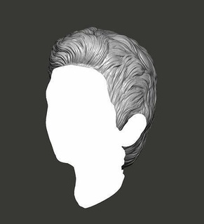 masculino peinado 2 cabello cabeza trenza hembra retrato esculturas imprimible zbrush esculpir corto cara realista personas personaje sombreros malla Arte 3d print model - Mito3D