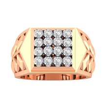 masculino anel 3dm render 3d impressão modelo argolas casamento gema noivado jóias imprimível jóia diamante ouro joalheria esterlina brilhante senhores noivo 3d print model - Mito3D