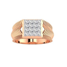 masculino anel 3dm render 3d impressão modelo argolas Casamento gema noivado jóias imprimível jóia diamante ouro joalheria esterlina brilhante 3d print model - Mito3D