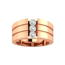 masculino anillo 3dm 3d impresión modelo anillos boda joya compromiso joyería imprimible diamante oro libra esterlina brillante caballeros novio hombres 3d print model - Mito3D