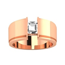 masculino anel 3dm render 3d impressão modelo argolas Casamento gema noivado jóias imprimível jóia diamante ouro joalheria banda noivos 3d print model - Mito3D