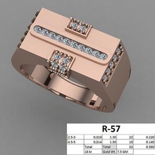 male ring 3dm stl rings wedding gem engagement jewellery printable jewel diamond gold jewelry gents groom rose white luxury precious silver 3d print model - Mito3D