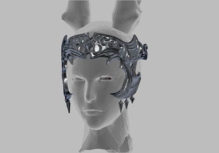 masculino vejo cosplay capacete ffxiv jogos by squareenix 3dprint 3dprinting ff14 fantasia xiv traje cabeça peça passatempo faça 3d print model - Mito3D