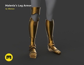 malenias leg armor - elden ring malenia melania miquella videogame tarnished lord boss cosplay games blade female greaves shoes darksouls fromsoftware toys 3d print model - Mito3D