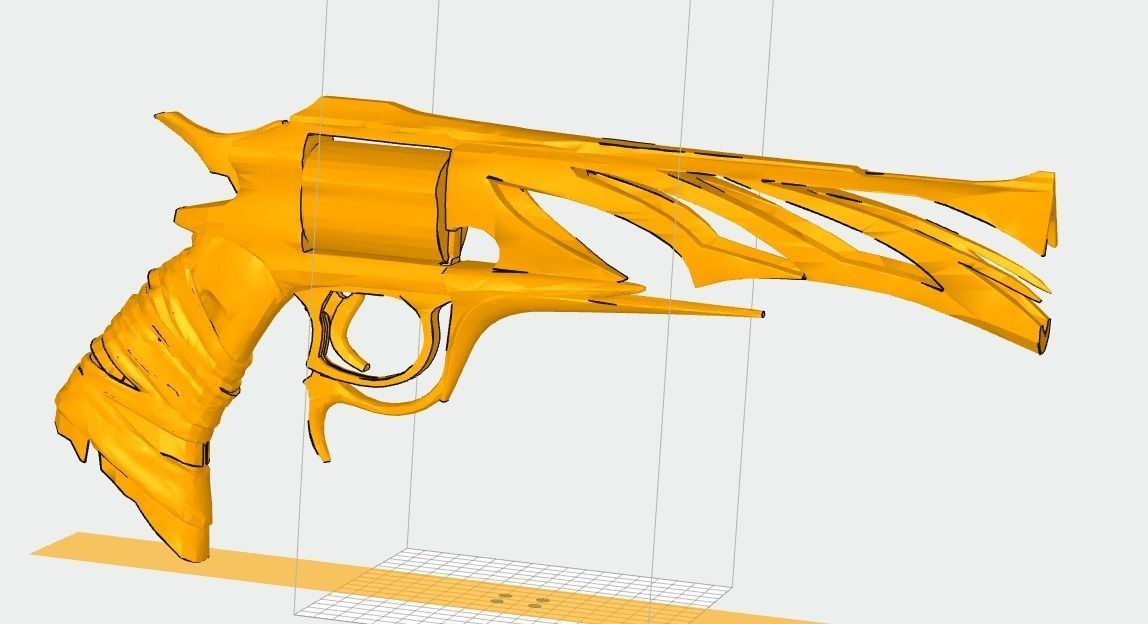 kötüye kullanma el kanon destiny2 kostüm oyunu 3d yazdır oyunlar oyuncaklar 3D print model - Mito3D