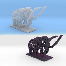 Mammut Spiele-Spielzeug mammothfood mammothstories 3d Modell drucken Eis Alter alten ausgestorben Elefanten größten geometrische Modelle gedruckt geometrie parametric design einzigartig xeebone Spiele - Spielzeug Spiele, 3d print model - Mito3D