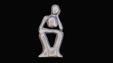 uomo arredamento sculture in legno 3dprinting design immagine telaio stampabile moderno decorazione finire argento tavolo arte segni loghi statua miniature figurine deco 3d print model - Mito3D
