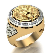 man ring manring jewelry jewel gold silver printable rings 3d print model - Mito3D