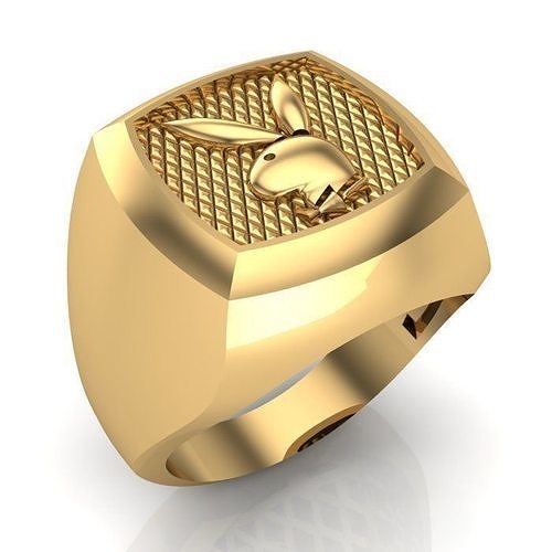 Ring manring Schmuck Juwel Gold Silber druckbar Ringe 3D print model - Mito3D