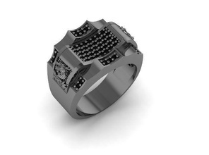 Mann-ring-Schmuck-design Schmuck design ring Mann Mode gold cad cam Ringe 3d print model - Mito3D