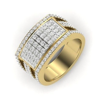 hombre Boda compromiso anillo 3dm detalle joyería joya forma anillos menring hombres bodas princesa aniversario Anillo san valentin amando aseo joyeria imprimible oro dimondring 3d print model - Mito3D