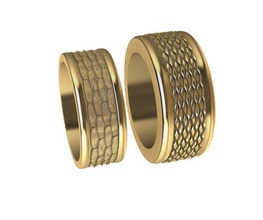 homme femme les anneaux de mariage bijoux d'argent l'homme 3dmodeljewel 3djewelmodel joyau imprimable le diamant bague en or anneau mode 3d print model - Mito3D