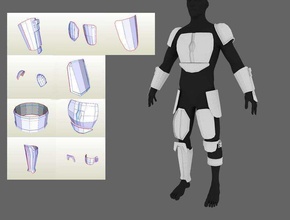 mandalorian 2019 armor pepakura pdo pdf cosplay foam eva craft diy star wars starwars clone trooper boba fett bobafett bountyhunter hobby 3d print model - Mito3D