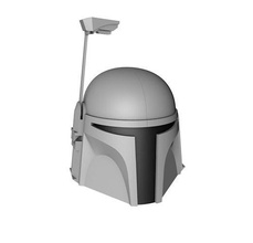 mandaloriano genérico capacete estrela guerras boba fett jango armaduras sci fi suporte jogos brinquedos 3d print model - Mito3D